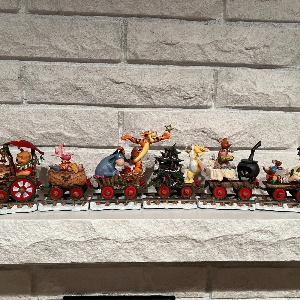 Pooh Express Christmas Train by The Danbury Mint